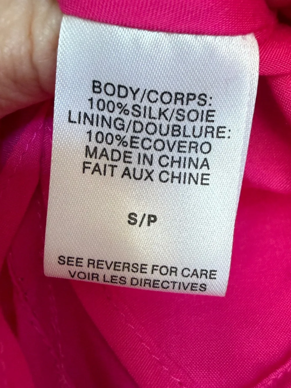 NWOT Cami NYC Damaris Cami in Neon Pink, Size Small - Picture 7 of 8
